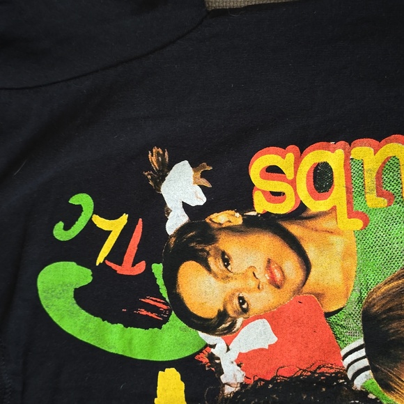 TLC T-Shirt Men's Black Size S 100% Cotton Graphic Print Short Sleeves Crew Neck - Picture 15 of 16